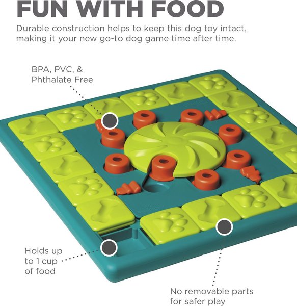 Show full view: Nina Ottosson by Outward Hound MultiPuzzle Interactive Puzzle Treat Dog Toy slide 3 of 8