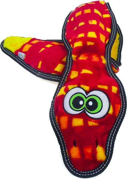 Show full view: Outward Hound Tough Seamz Snake Plush Dog Toy, X-Large slide 3 of 6