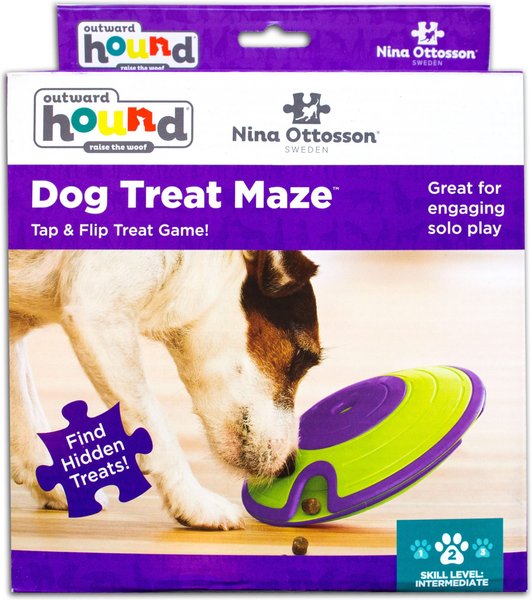 Show full view: Nina Ottosson by Outward Hound Treat Maze Interactive Treat Puzzle Dog Toy slide 8 of 9