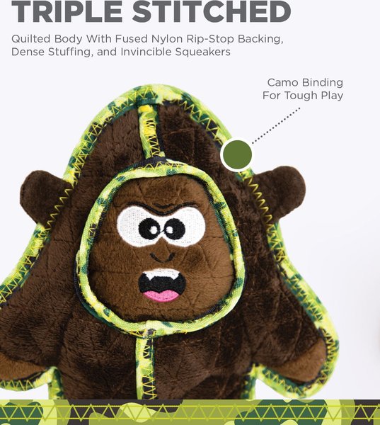 Show full view: Outward Hound Xtreme Seamz Gorilla Squeaky Plush Dog Toy slide 3 of 10