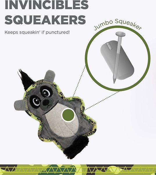 Show full view: Outward Hound Xtreme Seamz Lemur Squeaky Plush Dog Toy slide 4 of 9