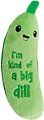 Petstages Crunchy Pickle Kicker Dental Cat Toy with Catnip