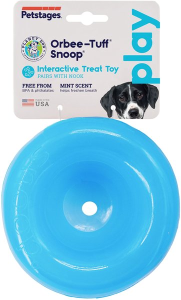 Show full view: Planet Dog Orbee-Tuff Snoop Interactive Treat Dispensing Dog Toy, Blue slide 7 of 8