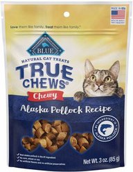 Blue Buffalo True Chews Natural Alaska Pollock Chewy Cat Treats, 85-g bag