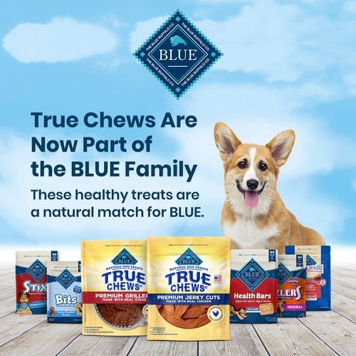 Show full view: Blue Buffalo True Chews Premium Jerky Cuts Chicken Natural Dog Treats, 12-oz bag slide 5 of 6