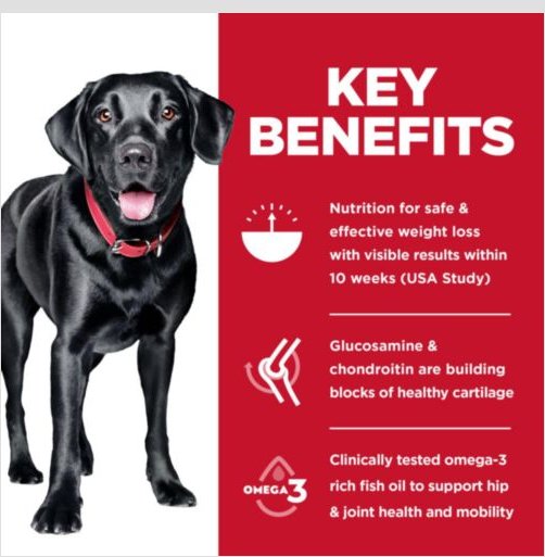 Show full view: Hill's Science Diet Perfect Weight & Joint Support Chicken Flavoured Large Breed Adult Dry Dog Food, 11.3-kg bag slide 4 of 10