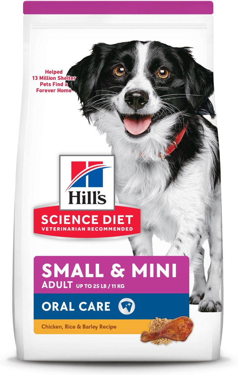 HILL S SCIENCE DIET Oral Care Small Mini Chicken Recipe Adult