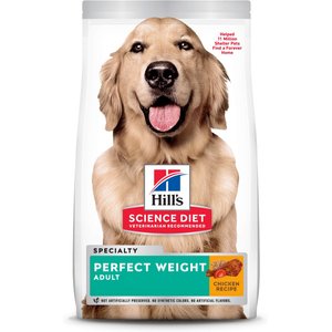 Hill's Science Diet Adult Perfect Weight Chicken Recipe Dry Dog Food, 11.3-kg bag