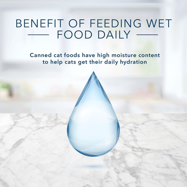 Show full view: Blue Buffalo Tastefuls Adult Tuna, Chicken & Fish in Gravy Variety Pack Flaked Wet Cat Food, 155-g can, case of 12 slide 3 of 6