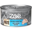 Show in main carousel: Zoe Wild-Caught Fish Pate Wet Cat Food, 85-g can, case of 16 slide 1 of 7