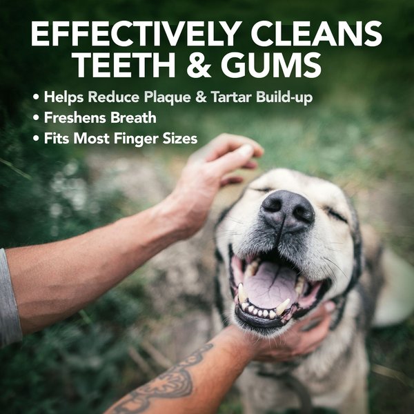 Show full view: Vet's Best Dental Care Finger Wipes Dog & Cat Dental Wipes, 50 count slide 3 of 9