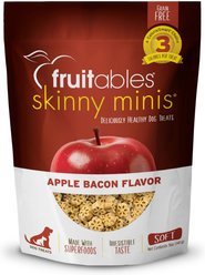 Fruitables Skinny Minis Apple Bacon Flavor Soft & Chewy Dog Treats, 5-oz bag