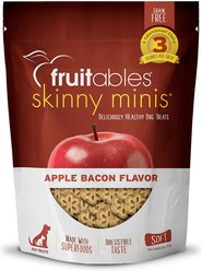Fruitables Skinny Minis Apple Bacon Flavor Soft & Chewy Dog Treats, 12-oz bag