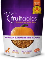 Fruitables Pumpkin & Blueberry Flavor Dog Treats, 12-oz bag