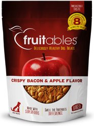 Fruitables Crispy Bacon & Apple Flavor Dog Treats, 12-oz bag