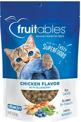 Fruitables Chicken Flavor with Blueberry Cat Treats, 2.5-oz bag