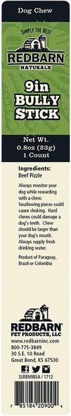 Show full view: Redbarn Naturals Bully Stick 9" Dog Treat slide 3 of 4