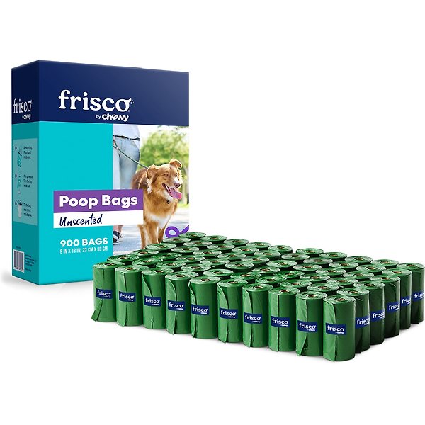 Superior Dog Waste Bags, Premium Dog Poop Bags, Extra Thick & Leak Proof, Disposable Pet Waste Bags, Cornstarch Blend,  Friendly & Unscented, Fits All Standard Dispenser, 8 Rolls (120 Bags), Blue,12062341 P 262200334