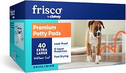 Frisco Extra Large Dog Training & Potty Pads, 28 x 34-in, Scented, 40 count