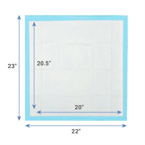 Show full view: Frisco Dog Training & Potty Pads, 22 x 23-in, Unscented, 150 count slide 3 of 10