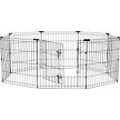 Show in main carousel: Frisco Dog & Small Pet Wire Exercise Pen with Step-Through Door, Black, 24-in slide 3 of 10
