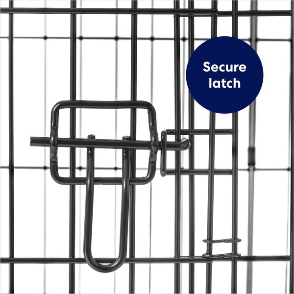 Show full view: Frisco Dog & Small Pet Wire Exercise Pen with Step-Through Door, Black, 24-in slide 5 of 10