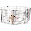 Show in main carousel: Frisco Dog & Small Pet Wire Exercise Pen with Step-Through Door, Black, 24-in slide 7 of 10