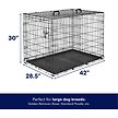 Show in main carousel: Frisco Heavy Duty Fold & Carry Single Door Collapsible Wire Dog Crate, Large slide 2 of 9