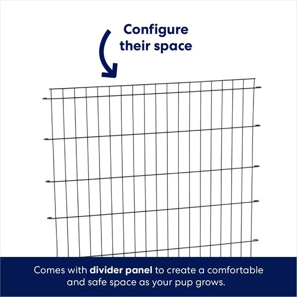 Show full view: Frisco Heavy Duty Fold & Carry Single Door Collapsible Wire Dog Crate, Large slide 5 of 9