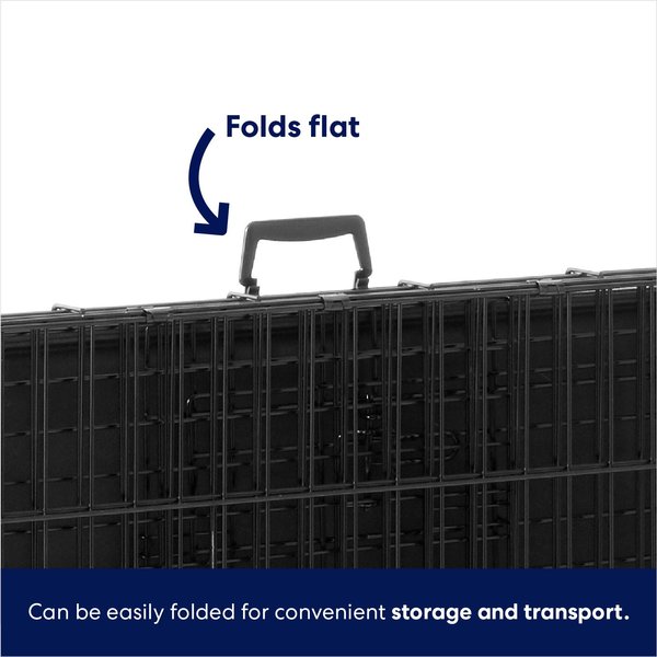 Show full view: Frisco Heavy Duty Fold & Carry Single Door Collapsible Wire Dog Crate, Large slide 6 of 9