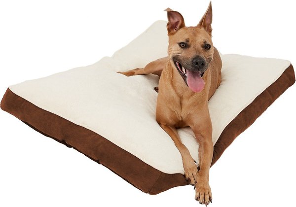 Show full view: Frisco Pillow Dog Bed w/ Removeable Cover, Brown, Large slide 5 of 9