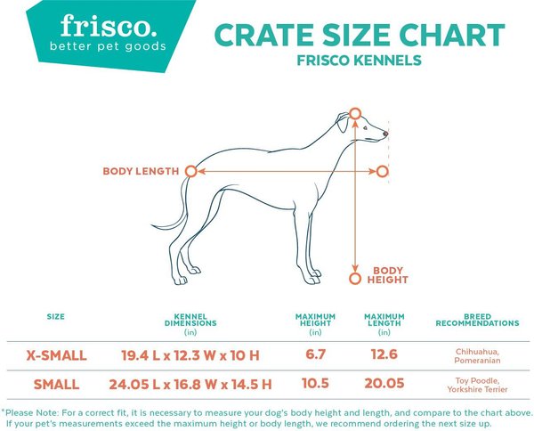 Show full view: Frisco Two Door Top Load Plastic Dog & Cat Kennel, Blue, 24-in slide 3 of 9