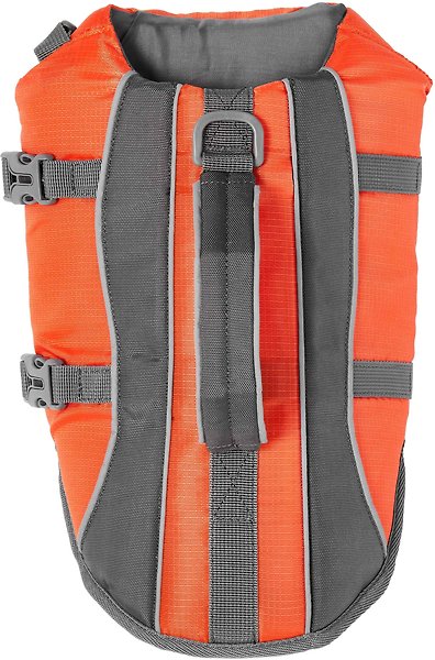 Show full view: Frisco Ripstop Dog Life Jacket, Orange, Small slide 6 of 12