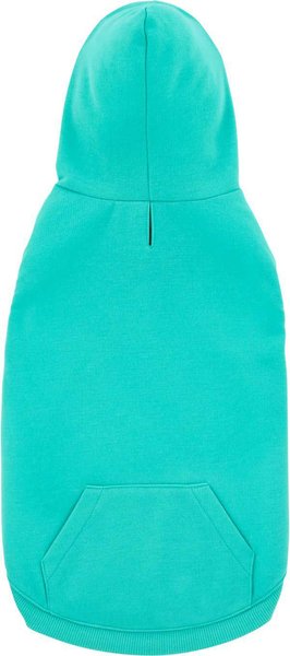Show full view: Frisco Dog & Cat Basic Hoodie, Teal, XX-Large slide 4 of 10