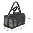 Show in main carousel: Frisco Premium Travel Bag Dog & Cat Carrier, Black, Medium slide 2 of 10