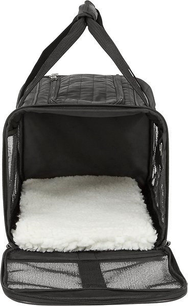 Show full view: Frisco Premium Travel Bag Dog & Cat Carrier, Black, Medium slide 5 of 10