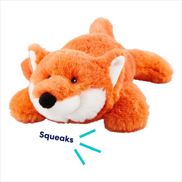 Show full view: Frisco Fox Plush Squeaky Dog Toy, Medium slide 3 of 7
