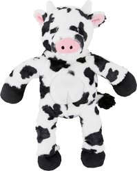 Frisco Cow Plush with Inside Rope Squeaky Dog Toy, Medium