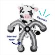 Show in main carousel: Frisco Cow Plush with Inside Rope Squeaky Dog Toy, Medium slide 3 of 7