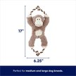 Show in main carousel: Frisco Monkey Plush with Rope Squeaky Dog Toy, Medium/Large slide 2 of 6