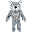 Show in main carousel: Frisco Wolf Muscle Plush Squeaky Dog Toy, Medium/Large slide 1 of 7