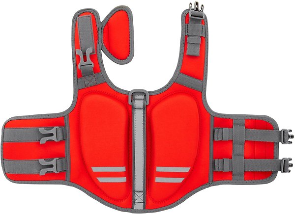 Show full view: Frisco Neoprene Dog Life Jacket, Red, X-Small slide 7 of 11