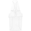 Show in main carousel: Frisco Lightweight Clear Vinyl Dog Raincoat, Medium slide 4 of 8
