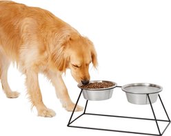 Frisco Pyramid Elevated Dog & Cat Diner, Large: 8 cup