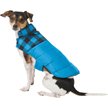 Show in main carousel: Frisco Mediumweight Boulder Plaid Insulated Dog & Cat Puffer Coat, Blue, Small slide 4 of 11