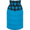 Show in main carousel: Frisco Mediumweight Boulder Plaid Insulated Dog & Cat Puffer Coat, Blue, Small slide 5 of 11
