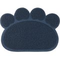 Frisco Paw Shaped Cat Litter Mat, Blue