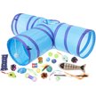 Show in main carousel: Frisco Plush, Teaser, Ball & Tri-Tunnel Variety Pack Cat Toy with Catnip, 20 count, Multi-Color slide 1 of 6