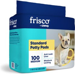 Frisco Dog Training Pads, 21 x 21-in, Unscented, 100 count