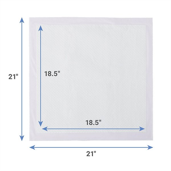 Show full view: Frisco Dog Training Pads, 21 x 21-in, Unscented, 100 count slide 3 of 9